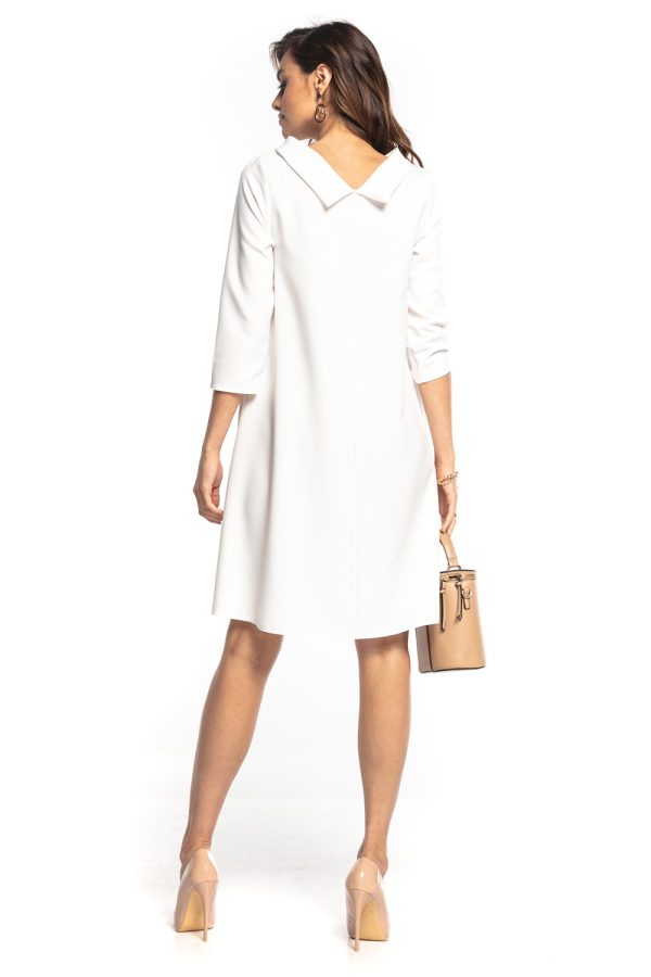 White Daydress 5 in Spandex and Polyester