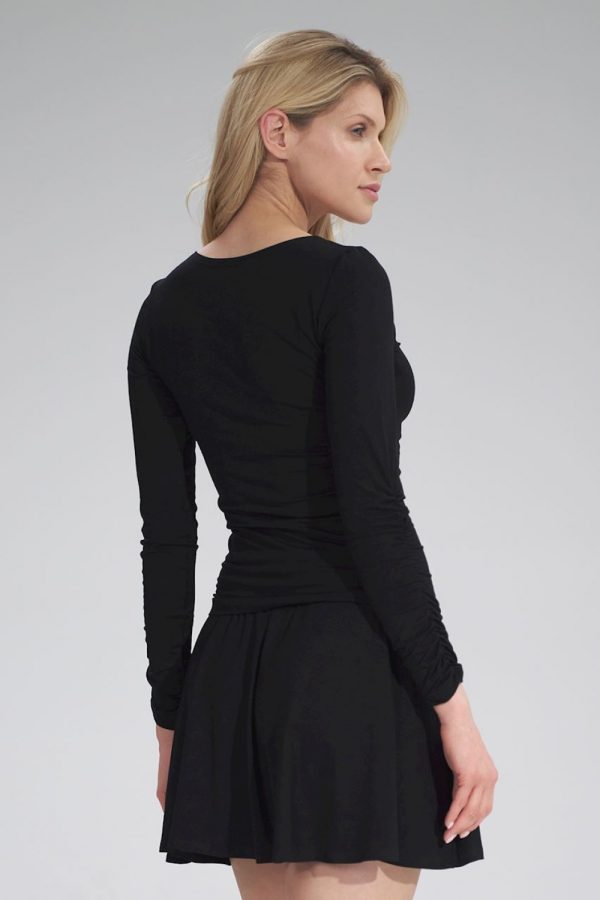 black Blouse model 162288 Figl