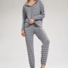 Grey Tracksuit Trousers in Women`s Tracksuit Bottoms, Sports Pants with Spandex, Polyester and Viscose