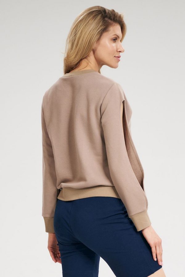 beige Sweatshirt model 162339 Figl