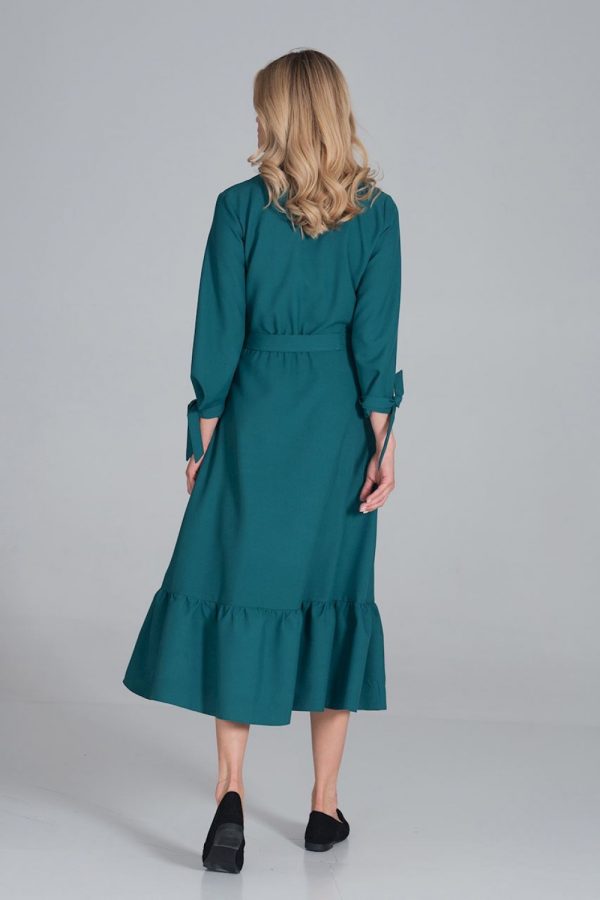 green Daydress model 162374 Figl