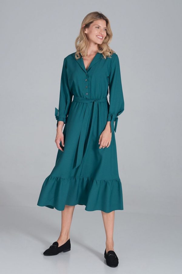 green Daydress model 162374 Figl