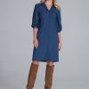927397 navy blue Daydress model 162390 Figl