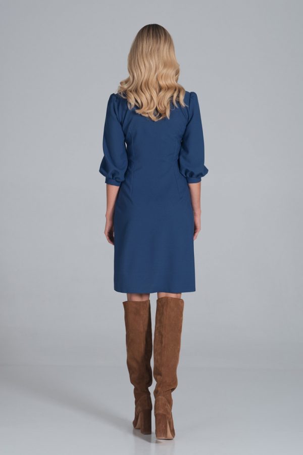 navy blue Daydress model 162390 Figl