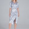 Grey Cocktail Dress in Formal Dresses, Cocktail Dresses with Polyester