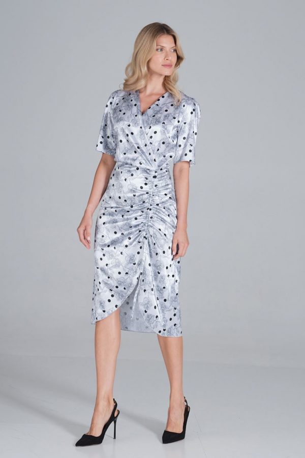 Grey Cocktail Dress in Formal Dresses, Cocktail Dresses with Polyester