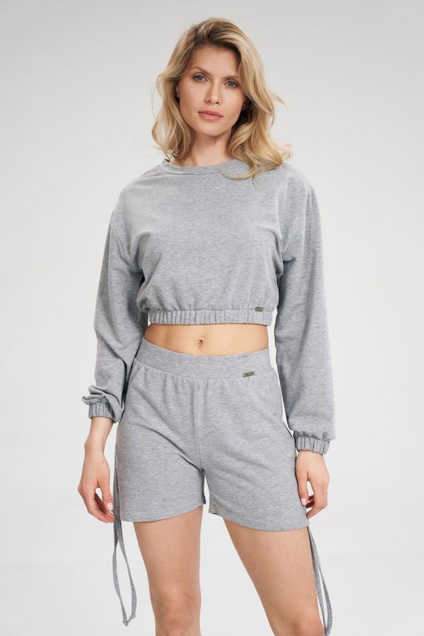 grey Sweatshirt model 162442 Figl