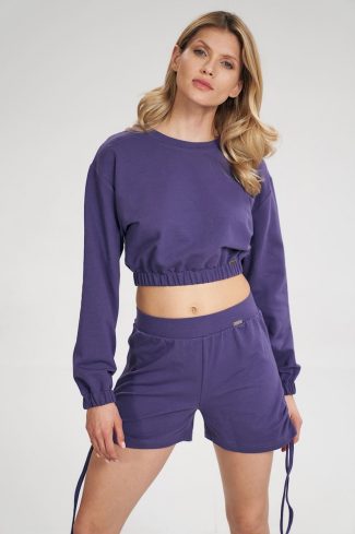 927603 violet Sweatshirt model 162446 Figl