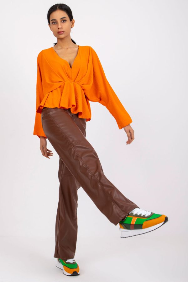 orange Blouse model 162547 Italy Moda