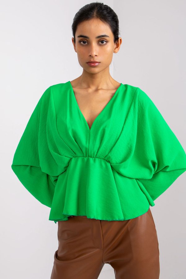 green Blouse model 162549 Italy Moda