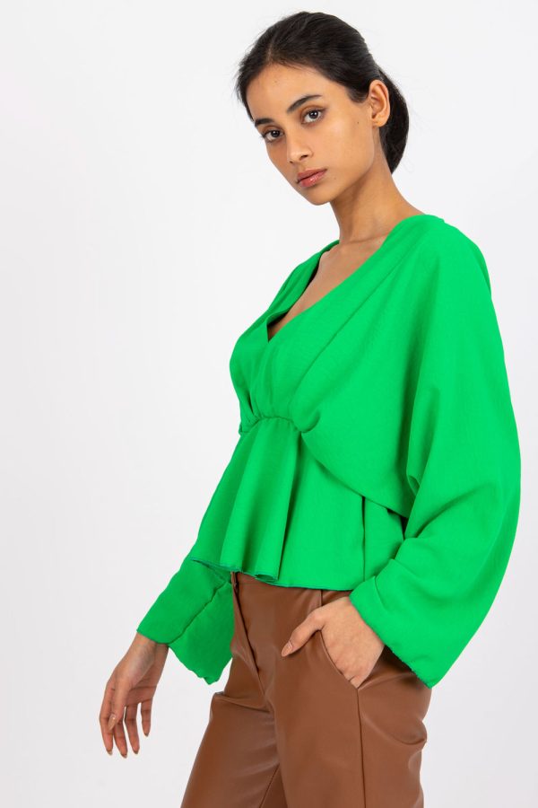 green Blouse model 162549 Italy Moda