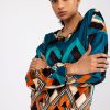 Green Blouse in Women`s Blouses, Tunics with Spandex and Polyester