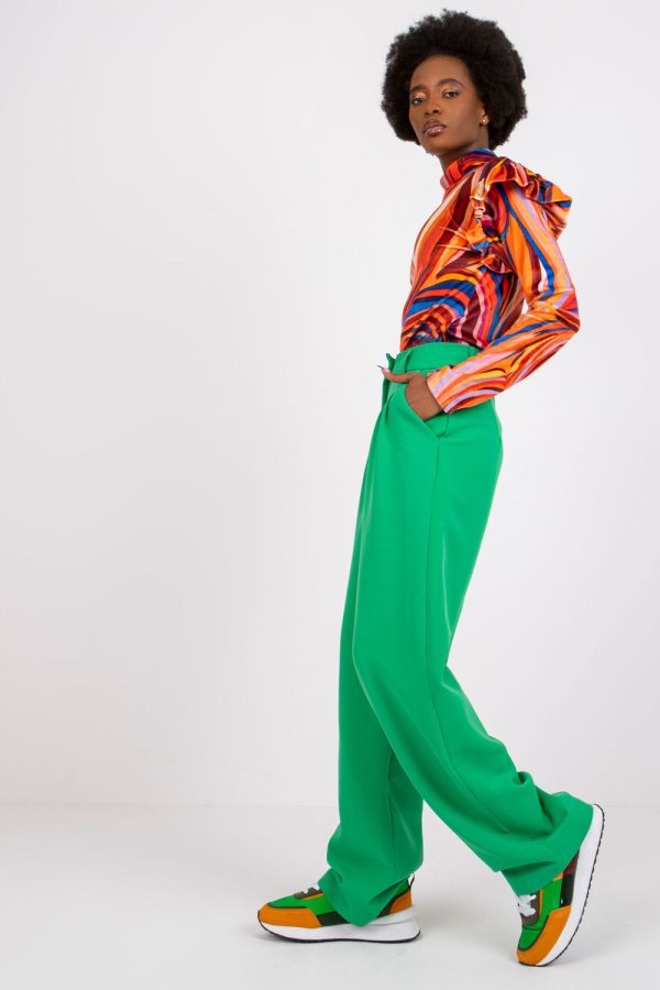 Orange Blouse in Women`s Blouses, Tunics with Spandex and Polyester