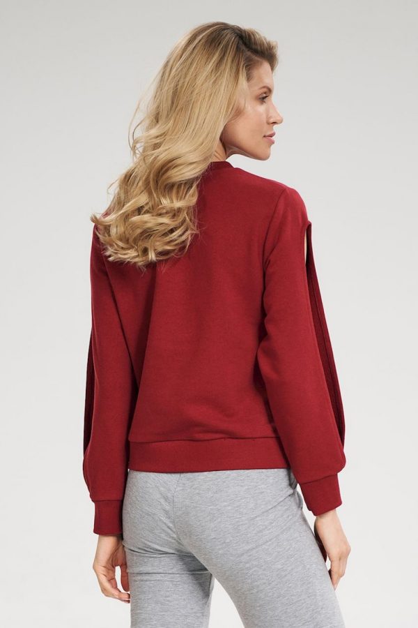 red Sweatshirt model 162724 Figl