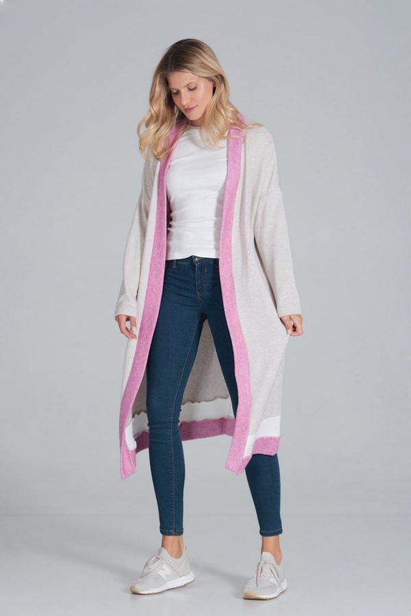 Multicolor Cardigan in Cardigans For Women, Ponchos with Spandex, Nylon and Polyester
