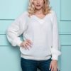 929712 Beige Jumper in Sweaters, Pullovers, Jumpers, Turtlenecks, Boleros, Shrugs with Acrylic, Polyamide, Polyester and Wool