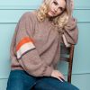 929732 Beige Jumper in Sweaters, Pullovers, Jumpers, Turtlenecks, Boleros, Shrugs with Acrylic, Polyamide, Polyester and Wool