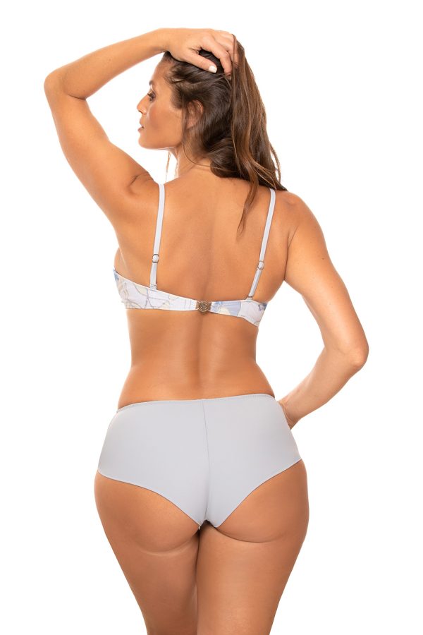 Grey Swimsuit Two Piece in Two-Piece Swimsuits, Tops, Swimsuit Bottoms with Spandex and Polyamide