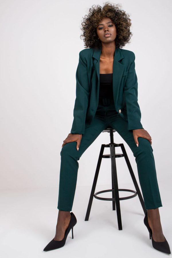 Green Jacket in Jackets, Vests For Women with Spandex and Polyester