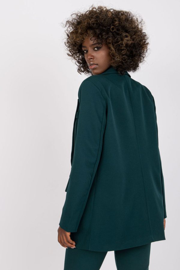 Green Jacket in Jackets, Vests For Women with Spandex and Polyester