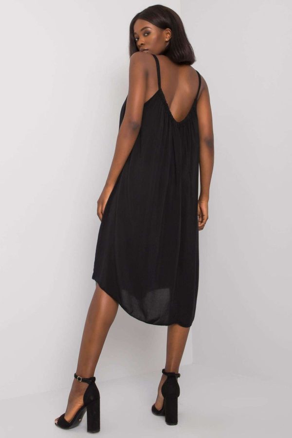 Black Daydress in Day Dresses with Viscose