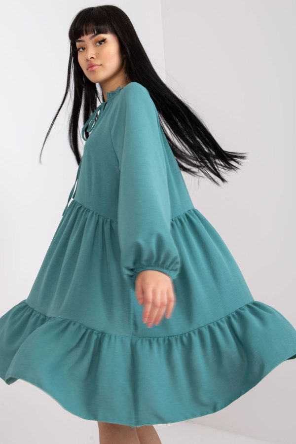 green Daydress model 165388 Italy Moda