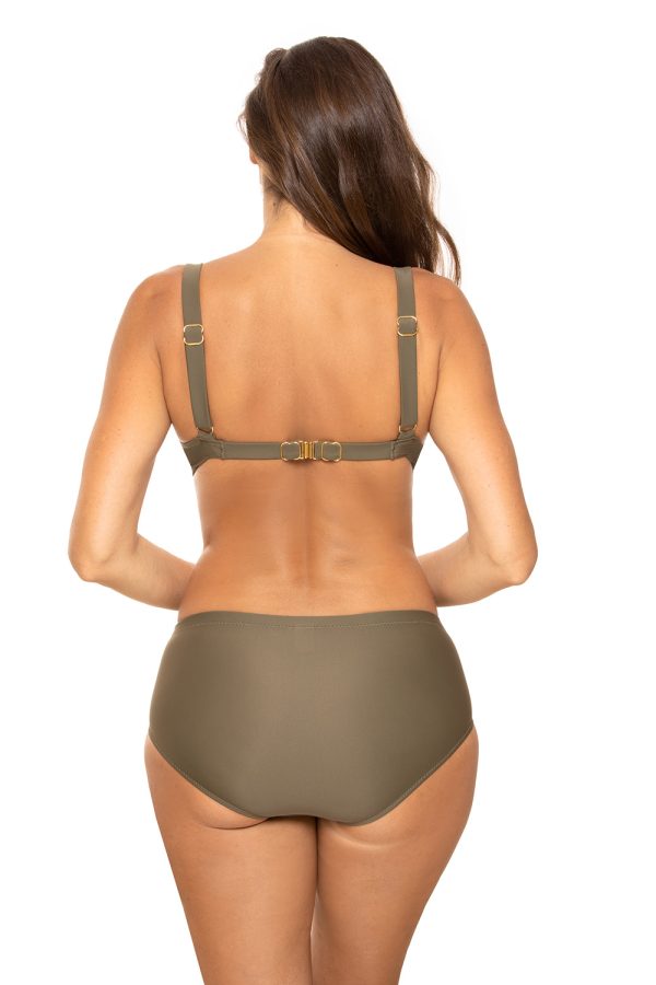 Green Swimsuit Two Piece in Two-Piece Swimsuits, Tops, Swimsuit Bottoms with Spandex and Polyamide