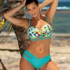 Blue Swimsuit Two Piece in Two-Piece Swimsuits, Tops, Swimsuit Bottoms with Spandex and Polyamide