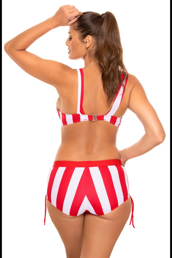 Red Swimsuit Two Piece in Two-Piece Swimsuits, Tops, Swimsuit Bottoms with Spandex and Polyamide