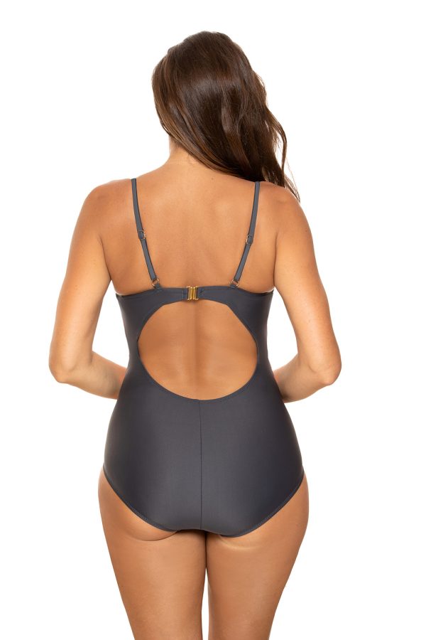 grey Swimsuit one piece model 165733 Marko
