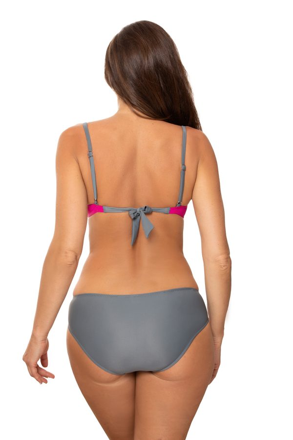 Multicolor Swimsuit Two Piece in Two-Piece Swimsuits, Tops, Swimsuit Bottoms with Spandex and Polyamide