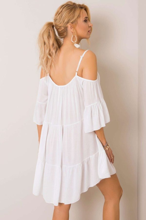White Daydress in Day Dresses with Viscose
