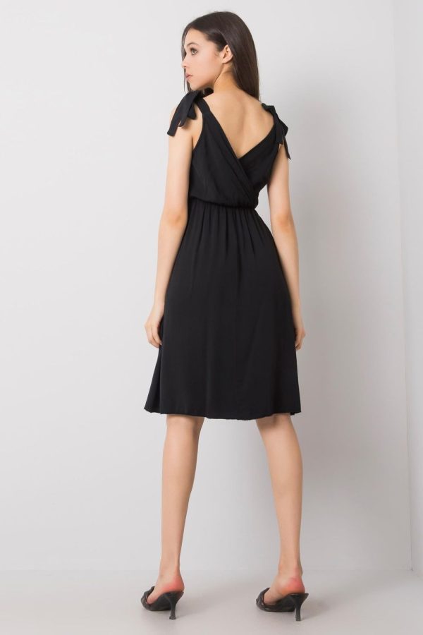 Black Daydress in Day Dresses with Viscose
