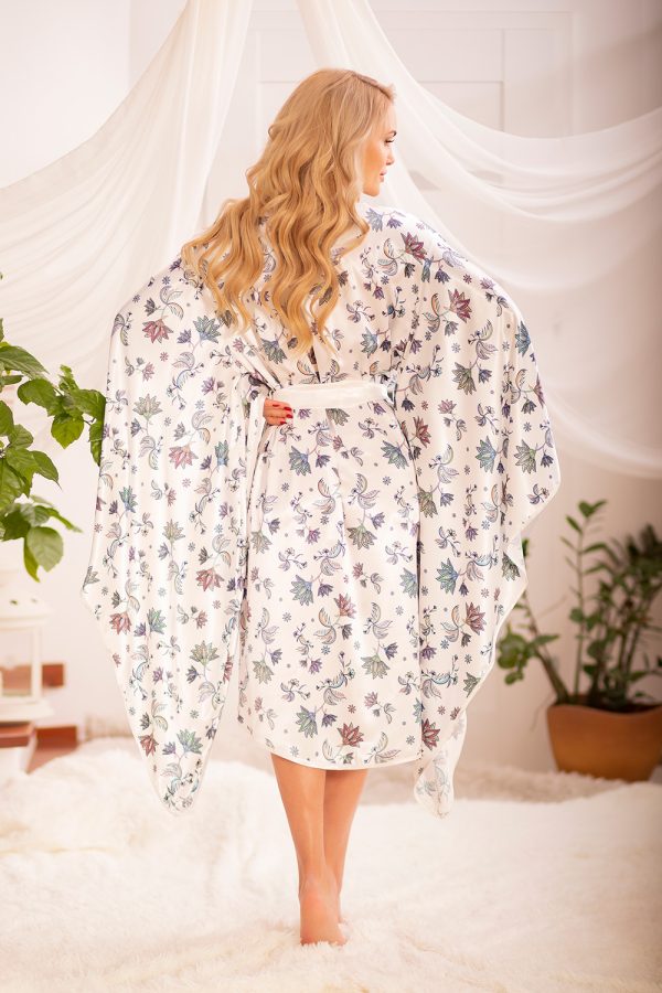 Beige Bathrobe....Spandex and Polyester