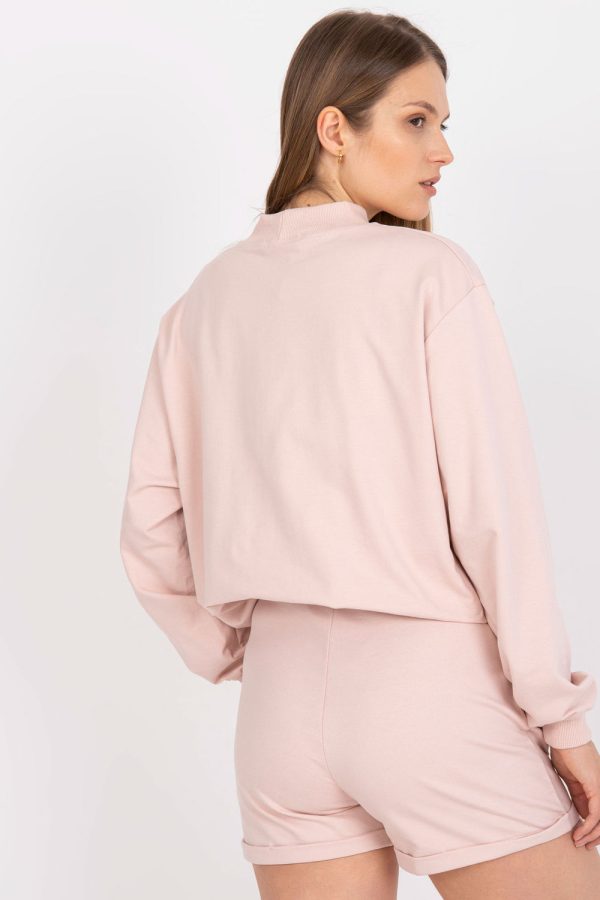 Pink Shorts in Shorts For Women, Crop Pants with Cotton and Spandex