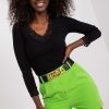 938334 green Shorts model 166154 Italy Moda