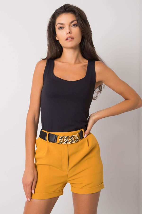 yellow Shorts model 166155 Italy Moda