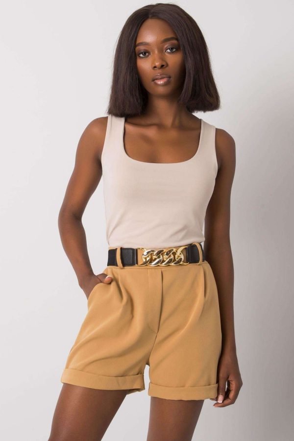 brown Shorts model 166163 Italy Moda