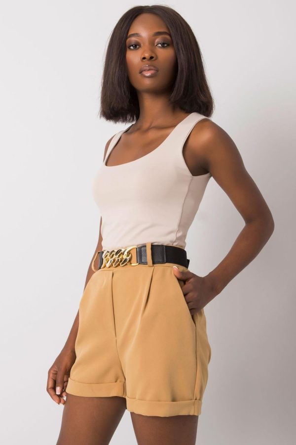 brown Shorts model 166163 Italy Moda