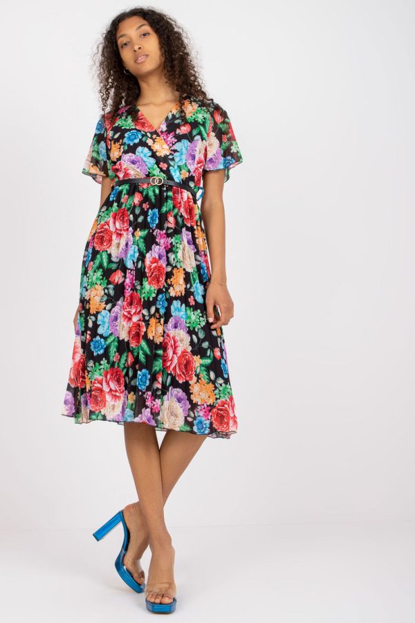 black Daydress model 166165 Italy Moda