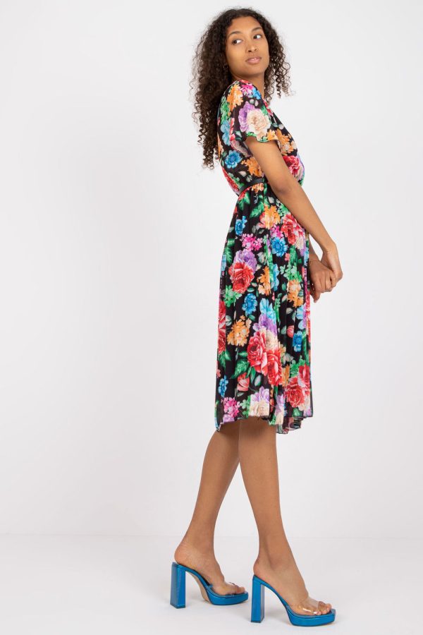 black Daydress model 166165 Italy Moda