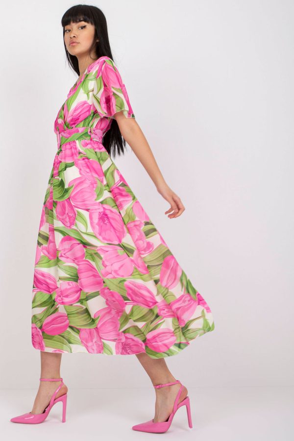 pink Daydress model 166179 Italy Moda