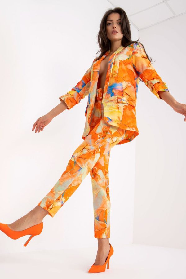 Orange Jacket in Jackets, Vests For Women with Spandex and Polyester