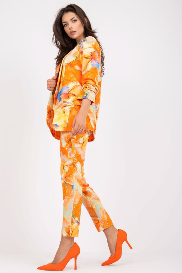 Orange Jacket in Jackets, Vests For Women with Spandex and Polyester
