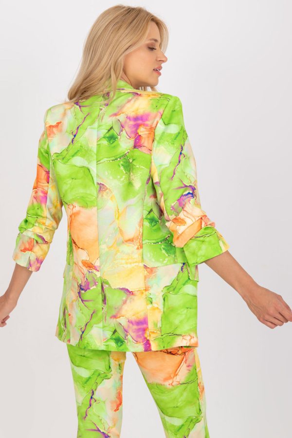 Green Jacket in Jackets, Vests For Women with Spandex and Polyester