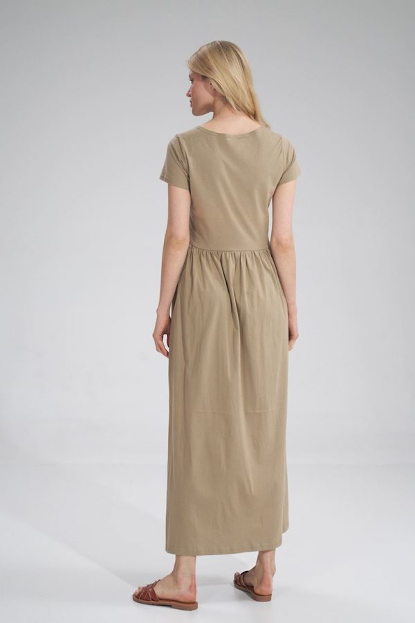 beige Daydress model 166358 Figl