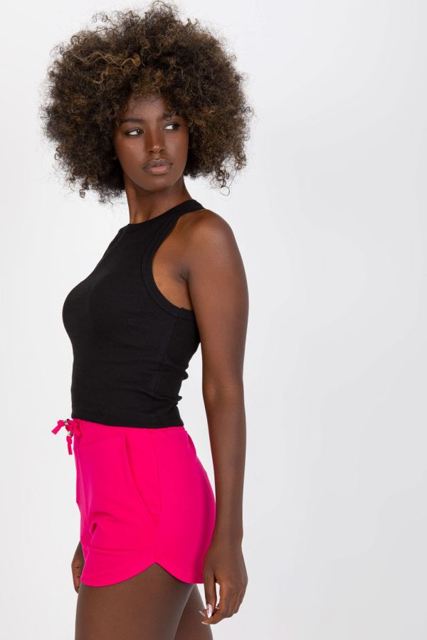 Black Top in Undershirts / Tops with Cotton and Spandex