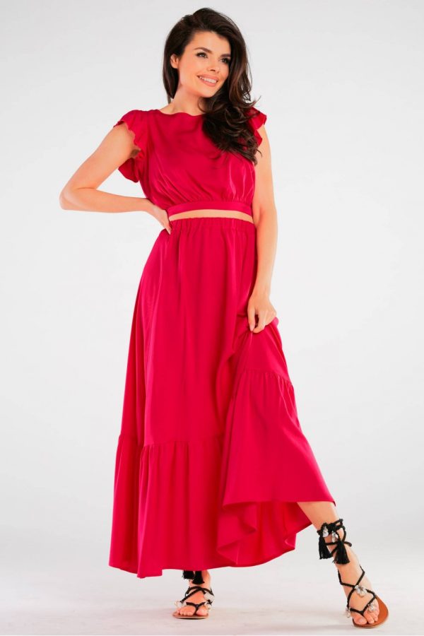 Pink Blouse in Women`s Blouses, Tunics with Spandex and Viscose