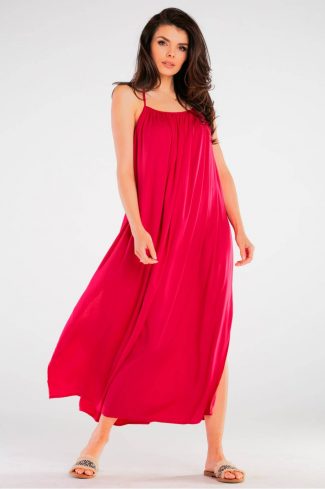 Pink Daydress in Day Dresses with Spandex and Viscose