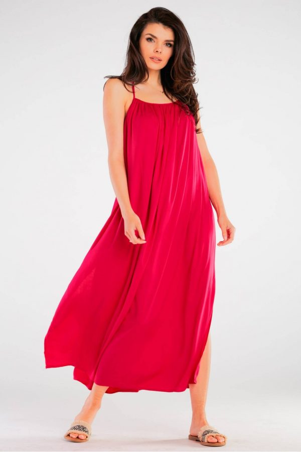 Pink Daydress in Day Dresses with Spandex and Viscose